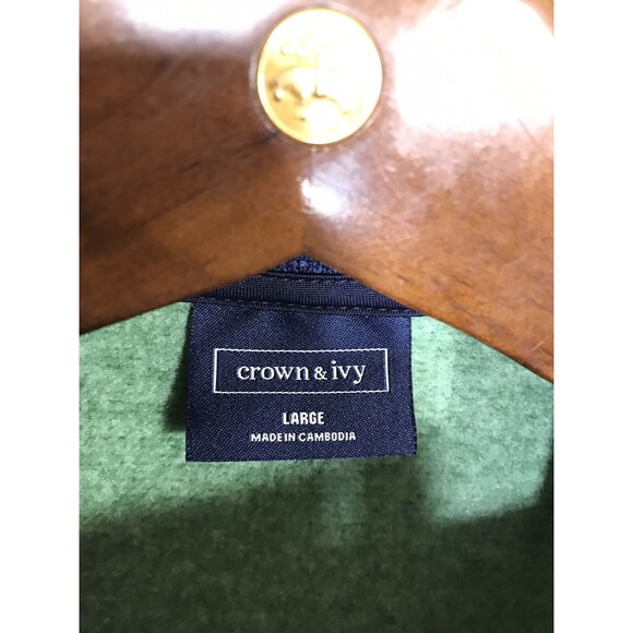 Crown & Ivy Fleece Vest Jacket And 2 1/4 Zip Pullovers Mens Size Large - Picture 4 of 14